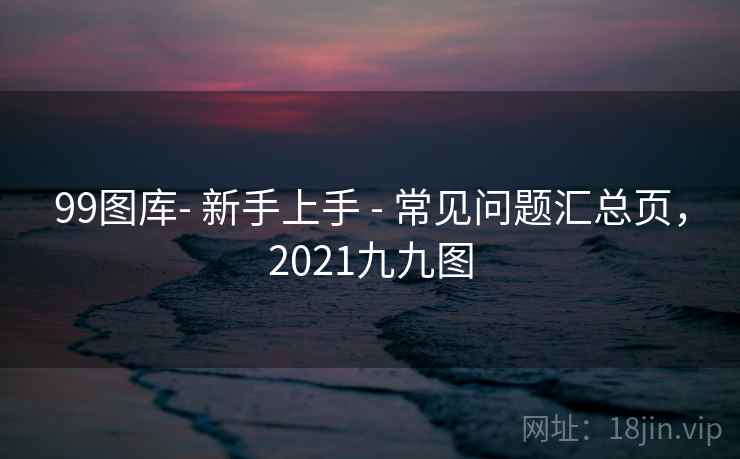 99图库- 新手上手 - 常见问题汇总页，2021九九图