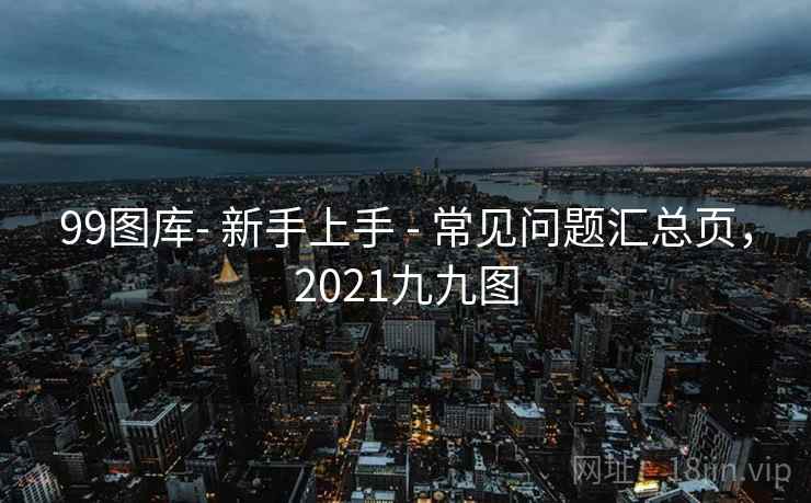 99图库- 新手上手 - 常见问题汇总页，2021九九图